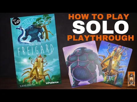 Freigard How to Play and Solo Playthrough - Reiner Knizia’s Push-Your-Luck Card Game
