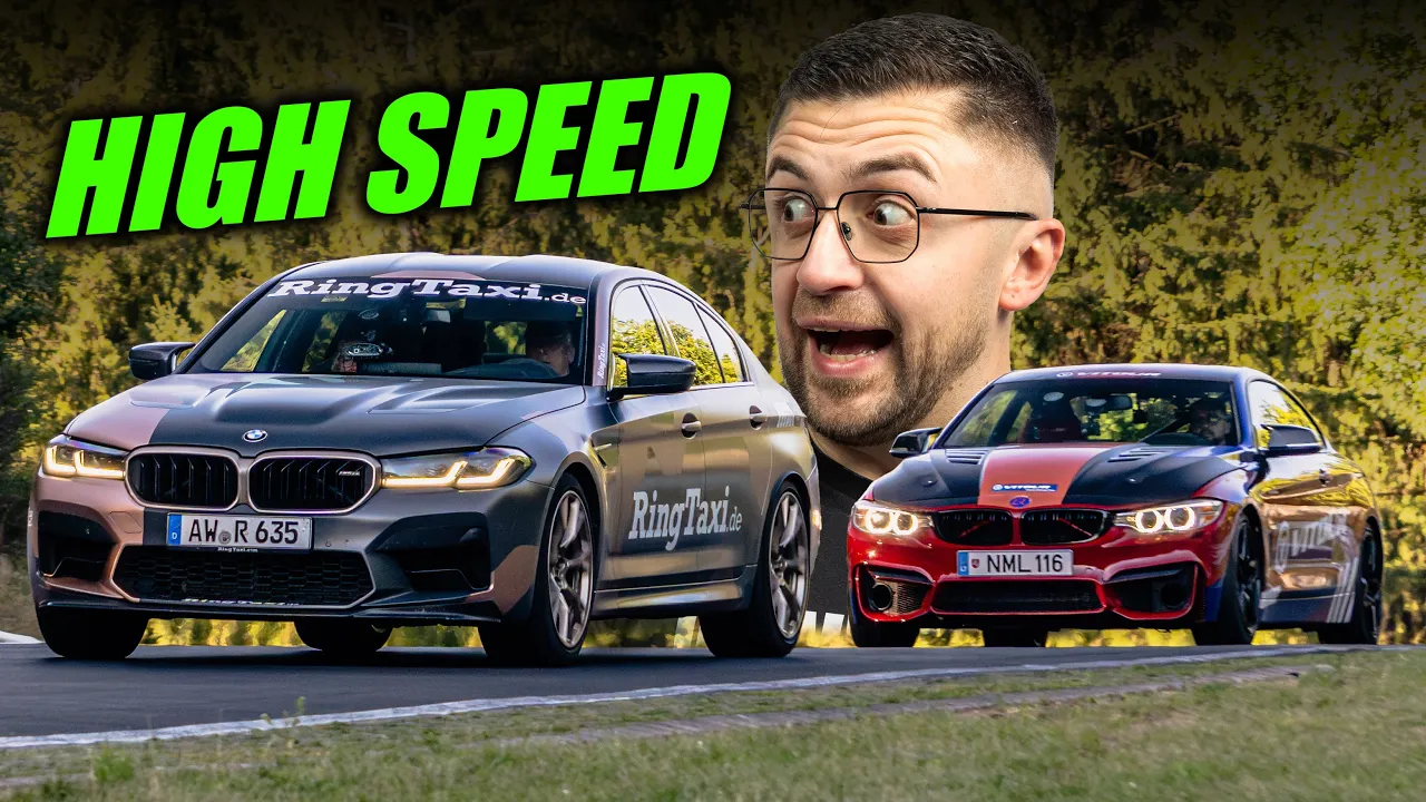 420(d) BLAZE IT! Track Diesel vs Ring Taxi! // Nürburgring