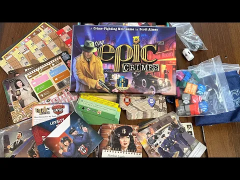 Tiny Epic Crimes (Gamelyn) - Unboxing and Overview