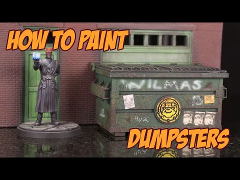 How to paint and detail a Marvel Crisis Protocol Dumpster