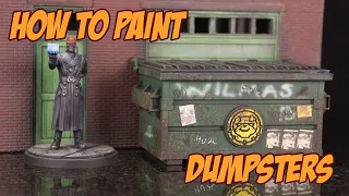 How to paint and detail a Marvel Crisis Protocol Dumpster