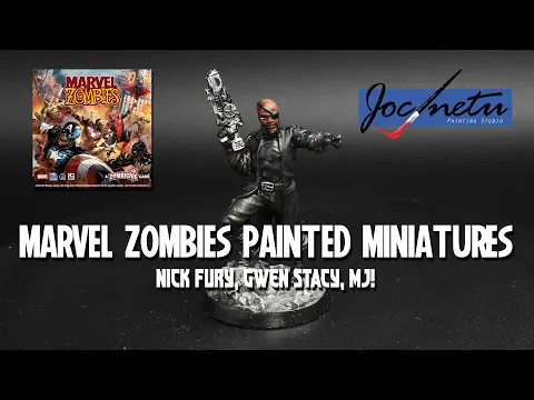 Marvel Zombies Painted Miniatures Part 9 | Bystanders: Nick Fury, Gwen Stacy, MJ & More!