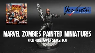 Marvel Zombies Painted Miniatures Part 9 | Bystanders: Nick Fury, Gwen Stacy, MJ & More!