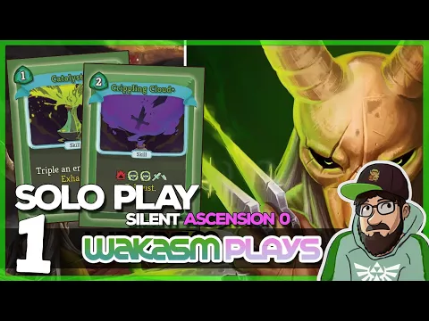 The Silent (Ascension 0) - ☠️ - Slay The Spire The Board Game Solo Playthrough