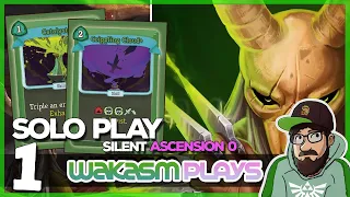 The Silent (Ascension 0) - ️ - Slay The Spire The Board Game Solo Playthrough