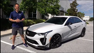 Is the 2022 Cadillac CT4-V Blackwing a BETTER sport sedan than an AMG CLA 45?