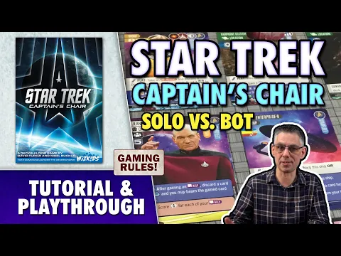 Star Trek: Captain's Chair - Solo Mode vs Bot - Official tutorial & playthrough