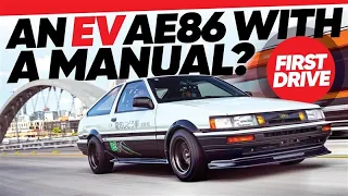 AE86 BEV Concept Drive: Yes, It’s Electric, but It Also Has a Manual Transmission (!)  It's a BLAST