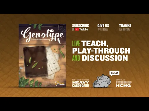 Genotype - 3p Teaching, Play-through, & Roundtable by Heavy Cardboard