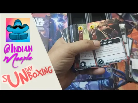 Unboxing Star Wars: The Deckbuilding Game (English) by Indian Meeple