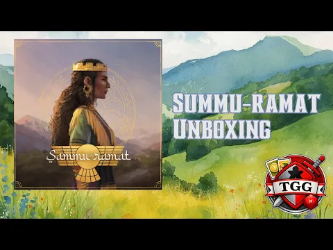 Sammu-ramat Board Game Unboxing | Ancient Strategy & First Look