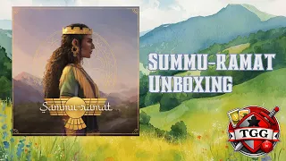 Sammu-ramat Board Game Unboxing | Ancient Strategy & First Look