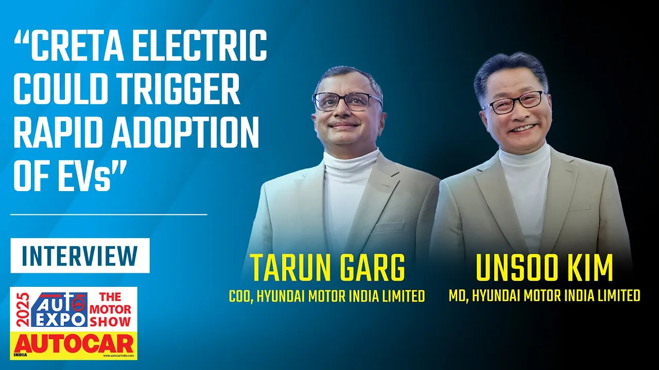 Hyundai's Unsoo Kim & Tarun Garg on Creta Electric's potential to drive EV sales |Q&A| Autocar India