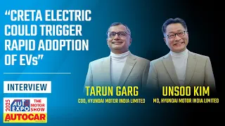 Hyundai's Unsoo Kim & Tarun Garg on Creta Electric's potential to drive EV sales |Q&A| Autocar India