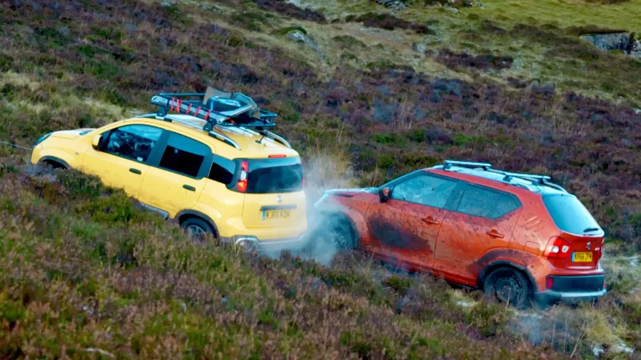 Suzuki Ignis vs Fiat Panda: Mountain Race | Top Gear: Series 26