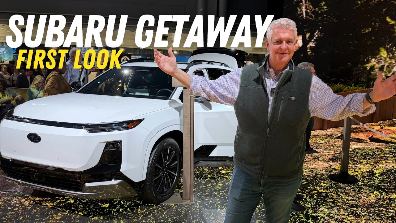 Subaru Is Making A 3-Row EV! My First Look At The 2027 Getaway