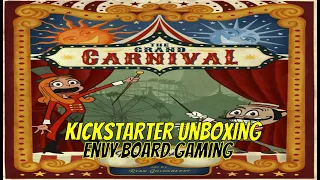 Grand Carnival Kickstarter Unboxing