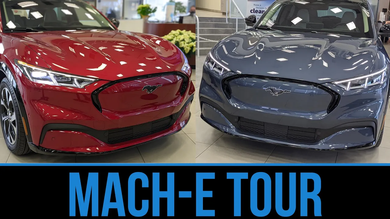 2021 Ford Mustang Mach-E First Look // Frunk, interior, SYNC 4A, comfort