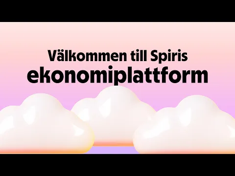Spiris Ekonomiplattform - video