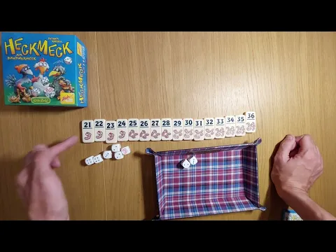 Heckmeck How to setup play and review by Amassgames