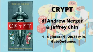 Crypt (gioco da tavolo) - Tutorial italiano gioco base, solitario e varianti