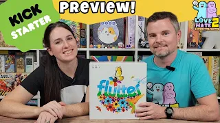 Preview of Flutter - Tile Laying Goodness! On #Kickstarter Now! @PhaseShiftGames #boardgames
