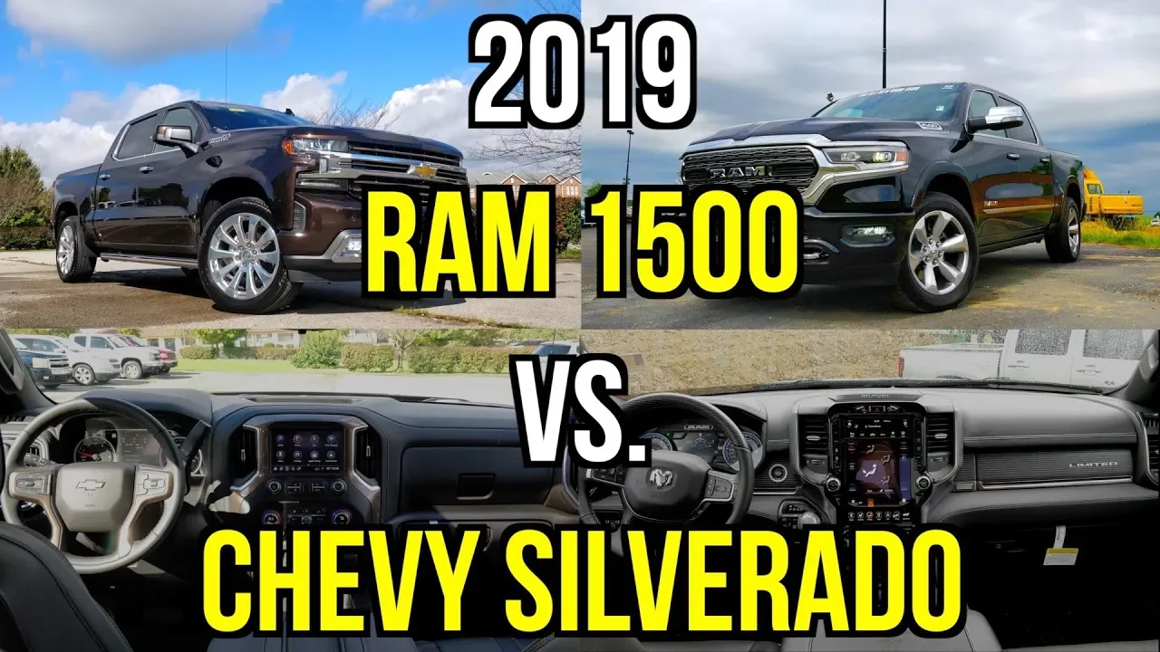 LUXURY TRUCK FACEOFF -- 2019 Chevy Silverado vs. 2019 RAM 1500: Comparison