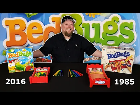 Bed Bugs Retro Board Game Review - 1985 Milton Bradley vs. 2016 Hasbro
