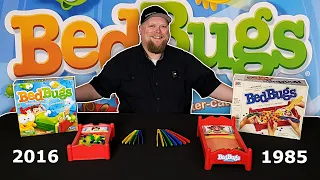 Bed Bugs Retro Board Game Review - 1985 Milton Bradley vs. 2016 Hasbro