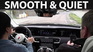 Hongqi E-HS9 prototype test drive