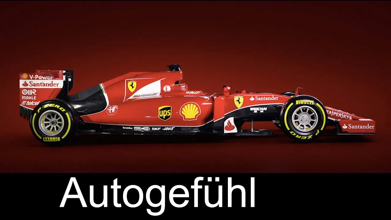 New Ferrari F1 car SF15-T reveal 2015 with Sebastian Vettel & Kimi Räikkönen - Autogefühl