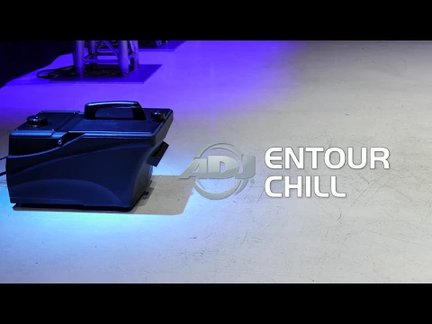 Product video thumbnail for ADJ Entour Chill 800W DMX Low-Lying Fog Machine