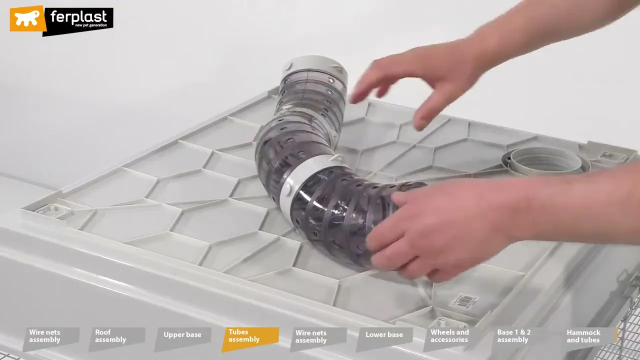 Двоповерхова клітка Ferplast Furet Tower для тхорів на колесах