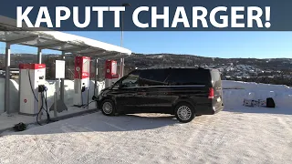 Mercedes EQV Geilo test