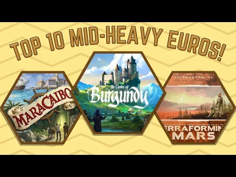 Top 10 Medium to Heavyweight Euro Games!
