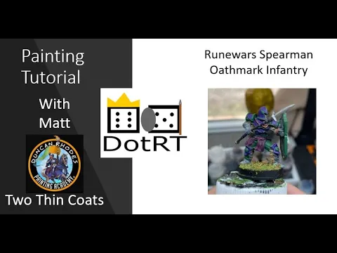How I paint Human Spearman with Two Thin Coats