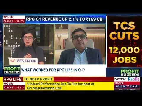 Ashok Nair, MD, RPG Life Sciences speaks to NDTV Profit on the company's Q1 FY25 performance.