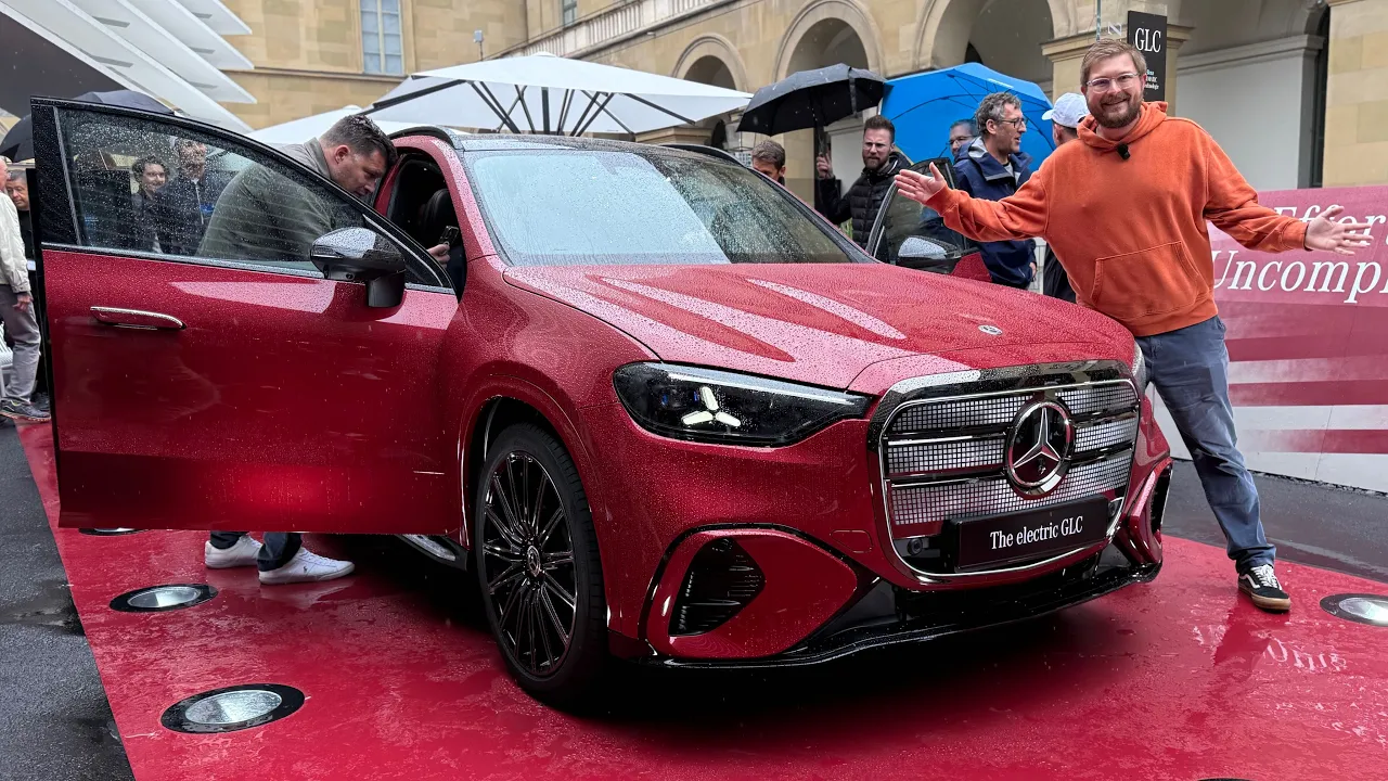 My First Look At The Mercedes GLC Electric! Incredible Specs In The Shadow Of BMW iX3