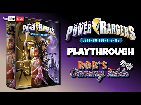Power Rangers: Deck-Building Game Playthrough