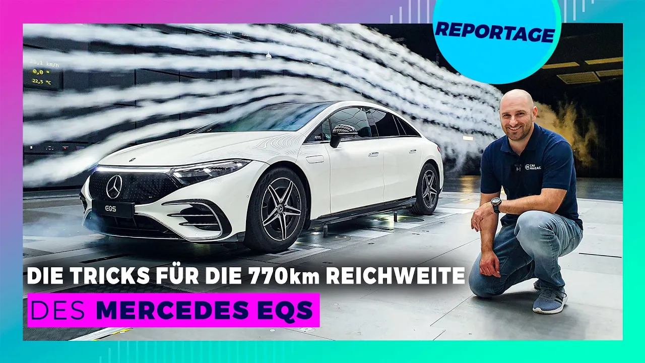 Im Windkanal: So entstand die brutale Effizienz des Mercedes EQS!