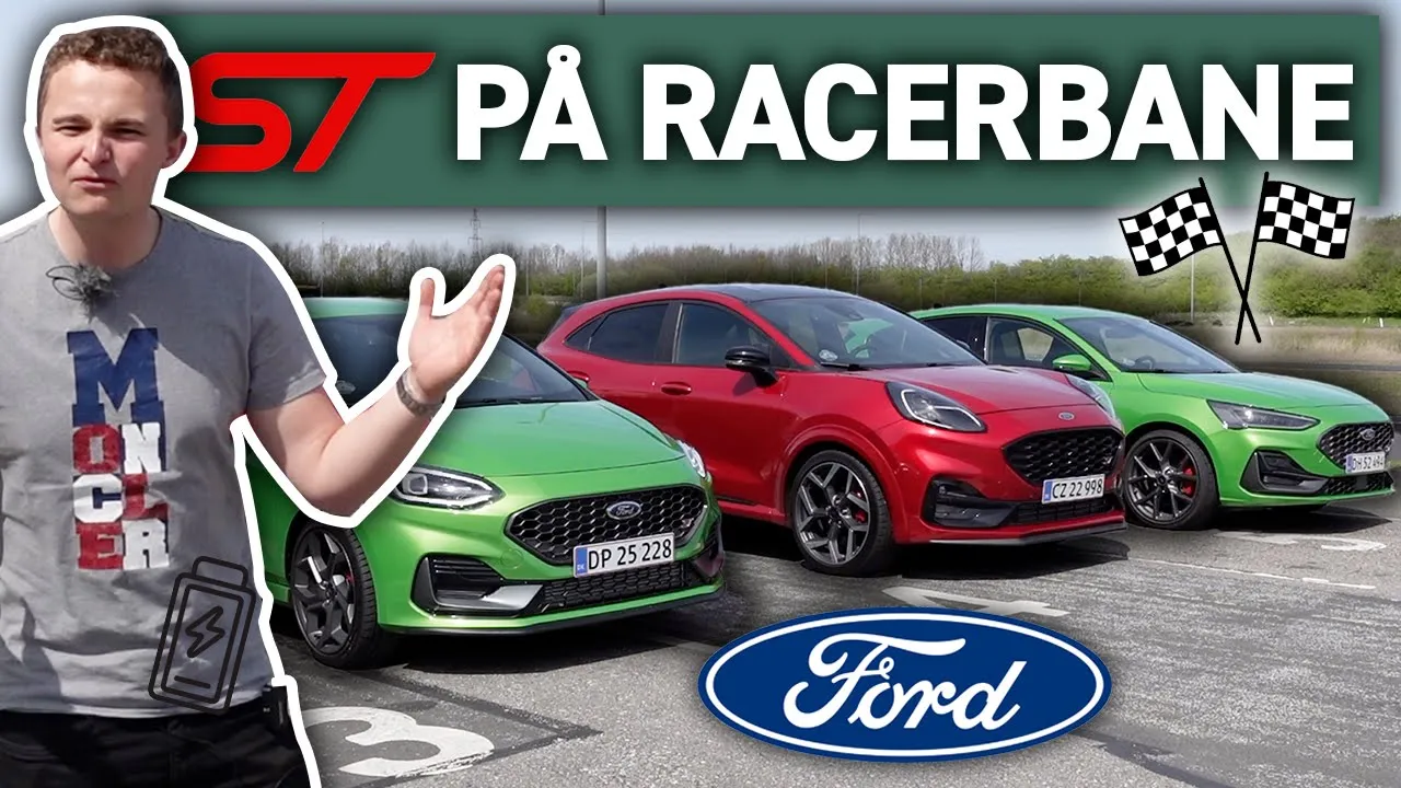 Kører ALLE Ford's ST-Modeller på RACERBANE! Farvel til Fiesta, FOR EVIGT!