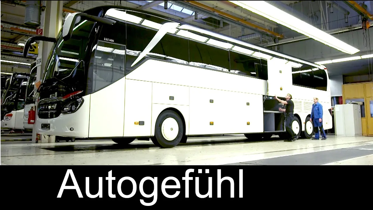How Daimler/Mercedes busses are built: Setra EvoBus production plant assembly Ulm - Autogefühl