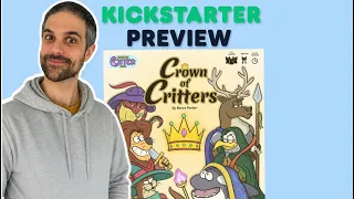 How to Play Crown of Critters |KICKSTARTERT Board Game Preview|