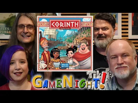 Corinth - GameNight! Se7 Ep27 - How to Play and Playthrough