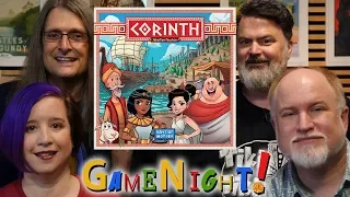 Corinth - GameNight! Se7 Ep27 - How to Play and Playthrough
