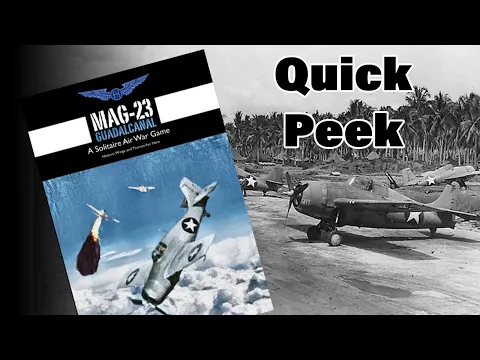 MAG-23 : Guadalcanal A Solitaire Air War Game