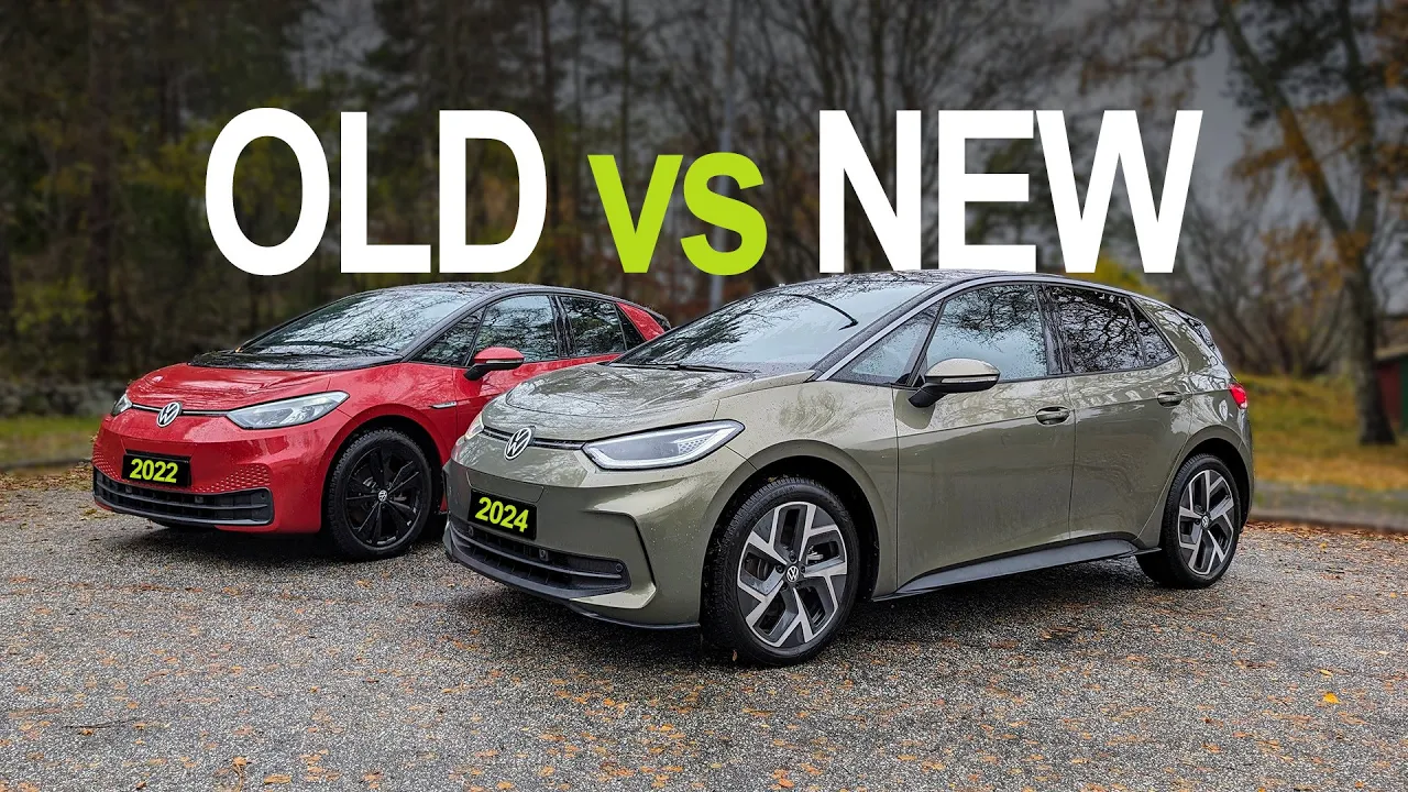 VW ID.3 2024 Facelift Showdown - New vs Old, what's the difference?