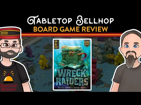 Wreck Raiders Review, a strategic worker placement kids' board game that's also great for adults