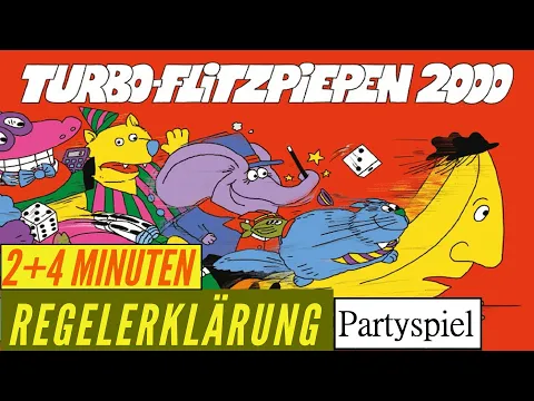 Turbo Flitzpiepen 2000 Regeln Anleitung Erklärung Rennspiel Partyspiel Familienspiel