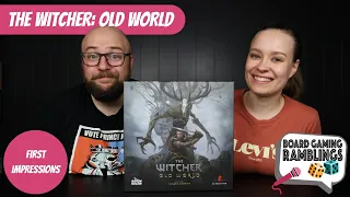 The Witcher: Old World - Board Game First Impressions